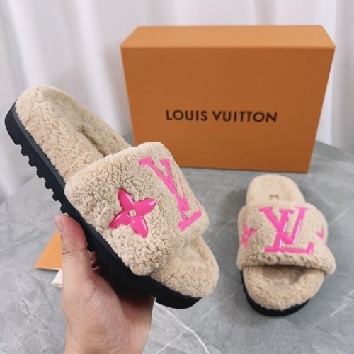 Replica Louis Vuitton Slippers For Women #1266744 $85.00 USD for Wholesale