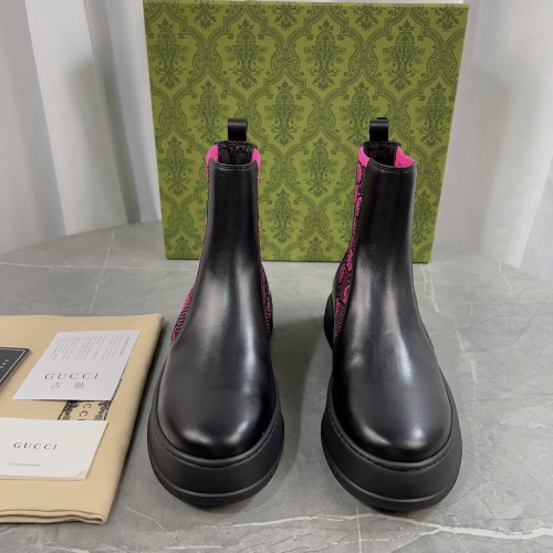 Replica Gucci Boots For Women #1266991 $115.00 USD for Wholesale