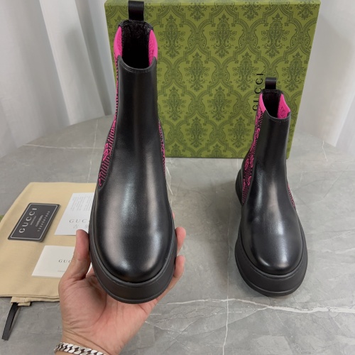 Replica Gucci Boots For Women #1266991 $115.00 USD for Wholesale