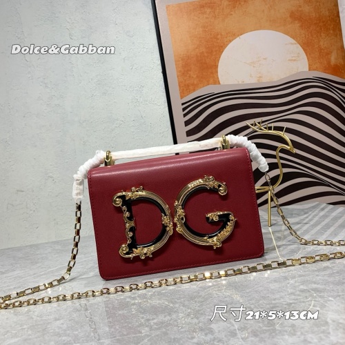 Cheap Dolce &amp; Gabbana D&amp;G AAA Quality Messenger Bags For Women #1267013, $$105.00 USD On Dolce &amp; Gabbana D&amp;G AAA Quality Messenger Bags