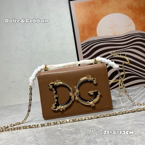 Cheap Dolce &amp; Gabbana D&amp;G AAA Quality Messenger Bags For Women #1267018, $$105.00 USD On Dolce &amp; Gabbana D&amp;G AAA Quality Messenger Bags