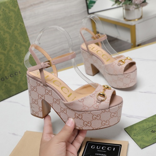 Replica Gucci Sandal For Women #1267087 $125.00 USD for Wholesale