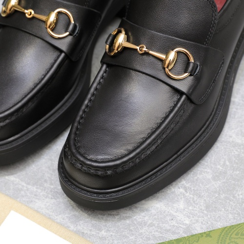 Replica Gucci Oxfords Shoes For Women #1267122 $122.00 USD for Wholesale