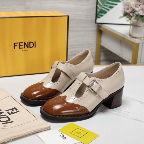 Cheap Fendi High-Heeled Shoes For Women #1267131, $$140.00 USD On Fendi High-Heeled Shoes