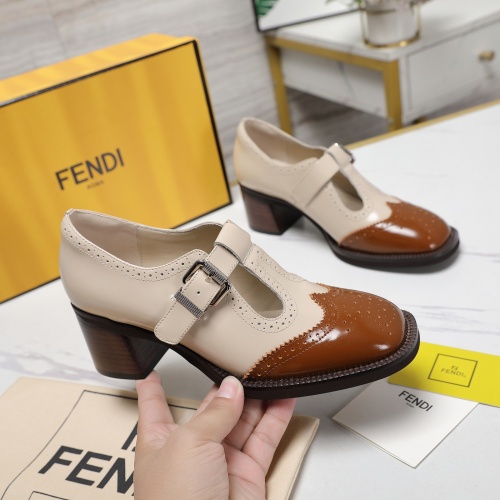 Replica Fendi High-Heeled Shoes For Women #1267131 $140.00 USD for Wholesale