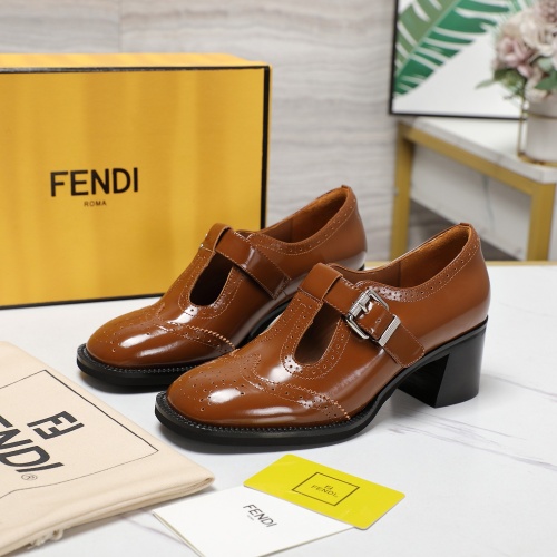 Cheap Fendi High-Heeled Shoes For Women #1267132, $$140.00 USD On Fendi High-Heeled Shoes