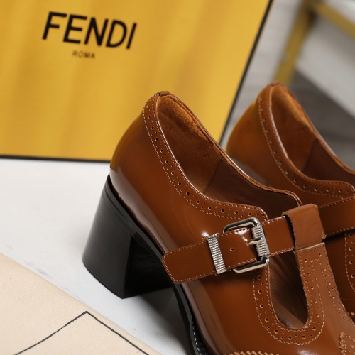 Replica Fendi High-Heeled Shoes For Women #1267132 $140.00 USD for Wholesale