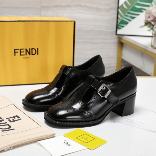 Cheap Fendi High-Heeled Shoes For Women #1267133, $$140.00 USD On Fendi High-Heeled Shoes