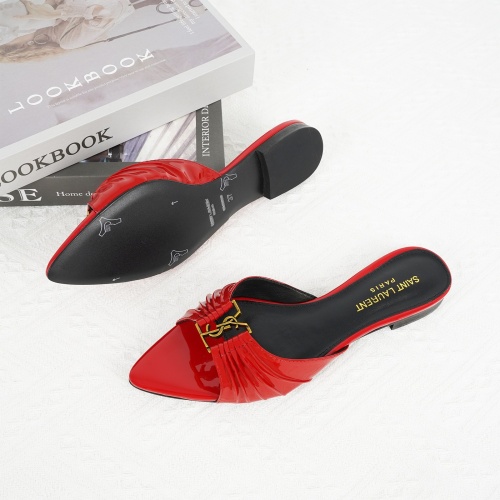 Replica Yves Saint Laurent YSL Slippers For Women #1267180 $85.00 USD for Wholesale