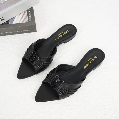 Cheap Yves Saint Laurent YSL Slippers For Women #1267184, $$85.00 USD On Yves Saint Laurent YSL Slippers