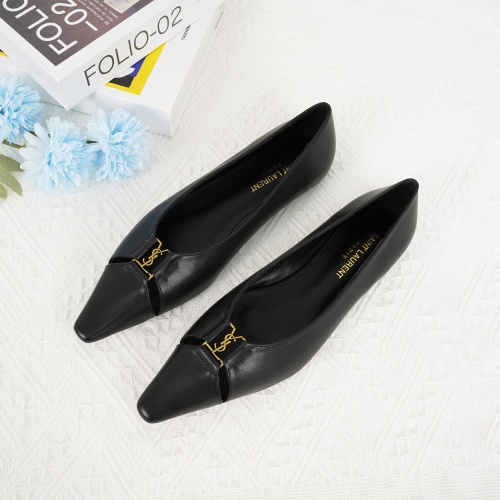 Cheap Yves Saint Laurent YSL Flat Shoes For Women #1267202, $$96.00 USD On Yves Saint Laurent YSL Flat Shoes