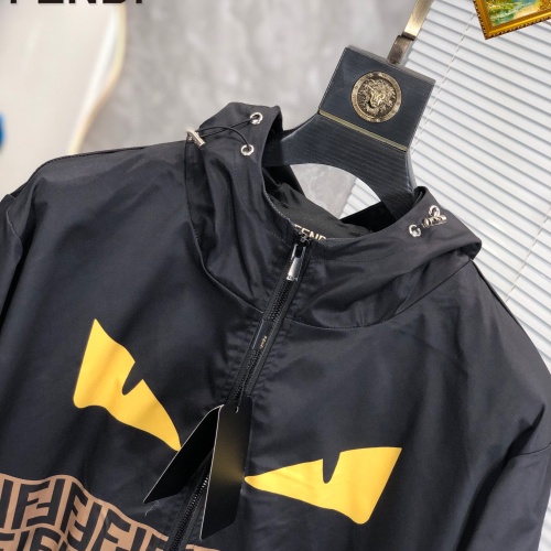 Replica Fendi Jackets Long Sleeved For Men #1268039 $60.00 USD for Wholesale