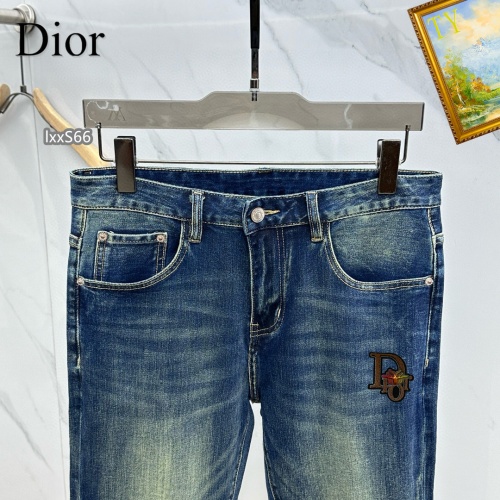 Replica Christian Dior Jeans For Men #1268118 $48.00 USD for Wholesale