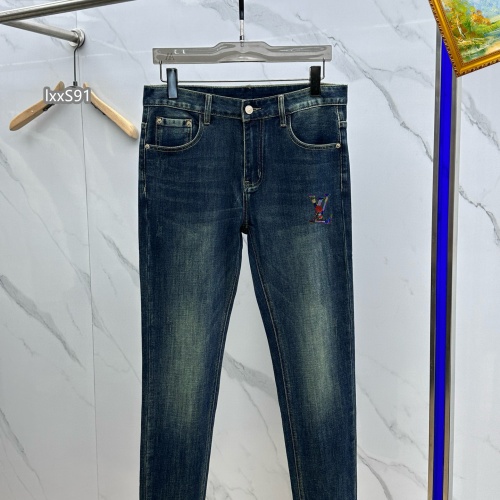 Replica Louis Vuitton LV Jeans For Men #1268120 $48.00 USD for Wholesale