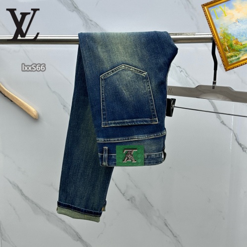 Replica Louis Vuitton LV Jeans For Men #1268129 $48.00 USD for Wholesale