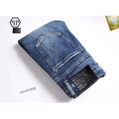 Replica Philipp Plein PP Jeans For Men #1268147 $48.00 USD for Wholesale