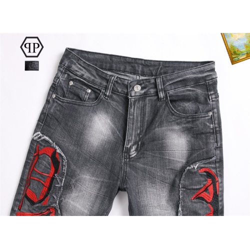 Replica Philipp Plein PP Jeans For Men #1268157 $48.00 USD for Wholesale