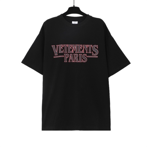 Cheap VETEMENTS T-Shirts Short Sleeved For Unisex #1268268, $$29.00 USD On VETEMENTS T-Shirts