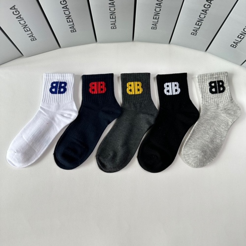 Replica Balenciaga Socks #1269190 $27.00 USD for Wholesale