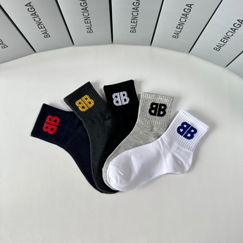 Replica Balenciaga Socks #1269190 $27.00 USD for Wholesale