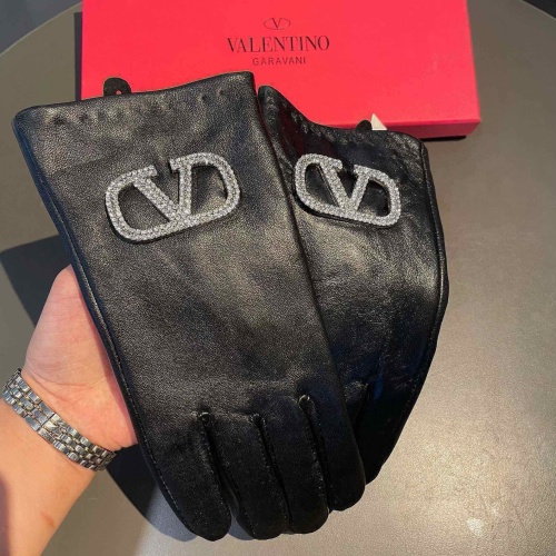 Replica Valentino Gloves For Women #1269207 $60.00 USD for Wholesale