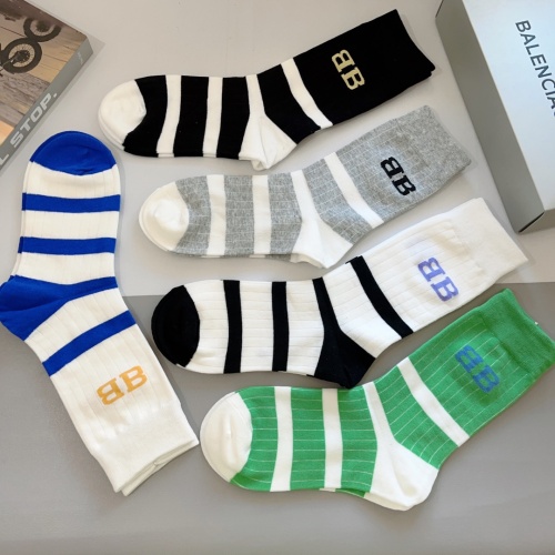 Replica Balenciaga Socks #1269553 $29.00 USD for Wholesale