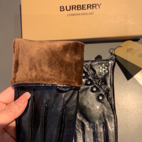 Replica Burberry Gloves For Women #1269567 $48.00 USD for Wholesale