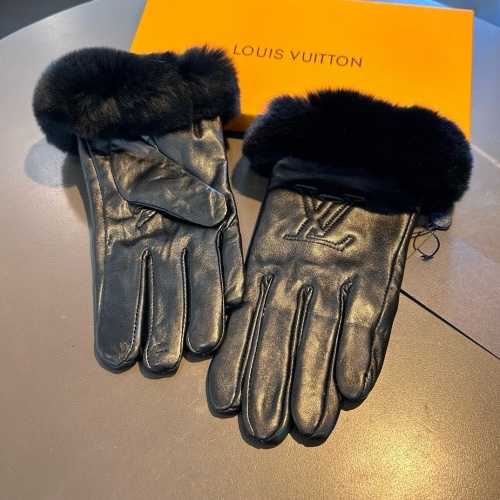 Replica Louis Vuitton LV Gloves For Women #1269576 $45.00 USD for Wholesale