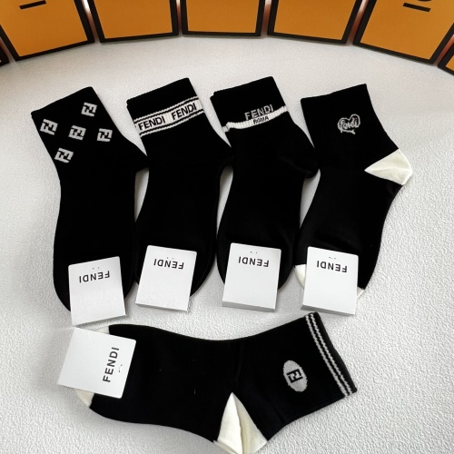 Replica Fendi Socks #1269647 $27.00 USD for Wholesale