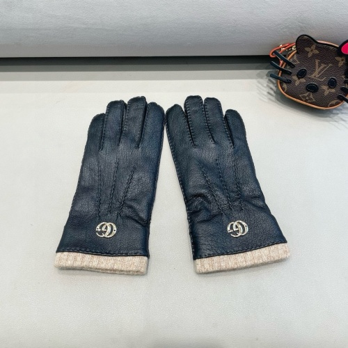 Replica Gucci Gloves For Men #1269673 $60.00 USD for Wholesale