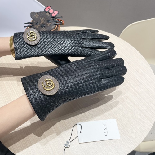 Replica Gucci Gloves For Women #1269692 $64.00 USD for Wholesale