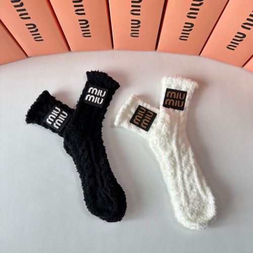 Replica MIU MIU Socks #1269739 $29.00 USD for Wholesale