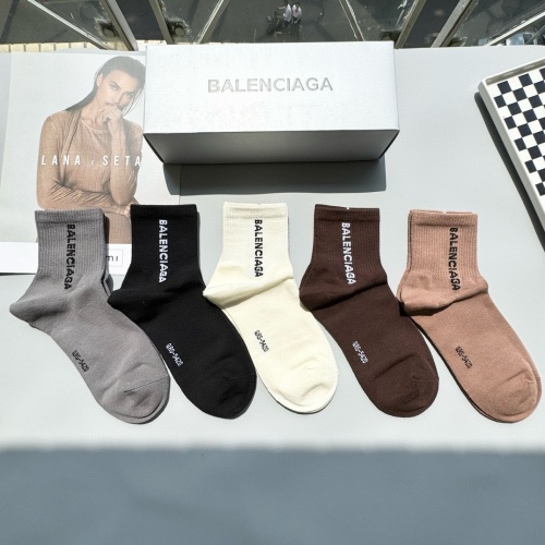 Replica Balenciaga Socks #1269758 $27.00 USD for Wholesale