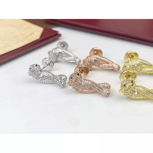 Replica Cartier Earrings For Women #1270391 $40.00 USD for Wholesale