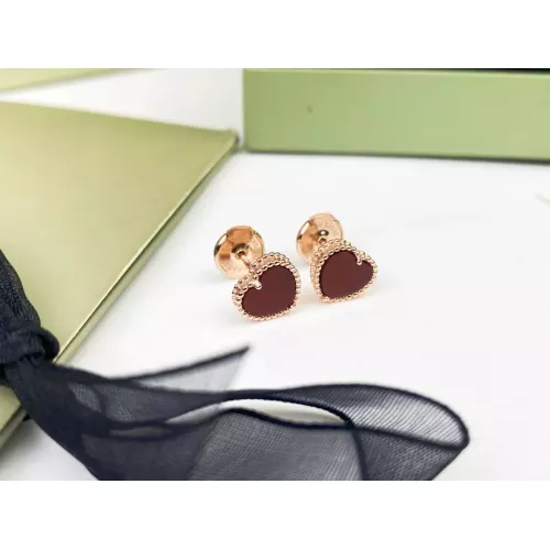 Replica Van Cleef & Arpels Earrings For Women #1270527 $34.00 USD for Wholesale