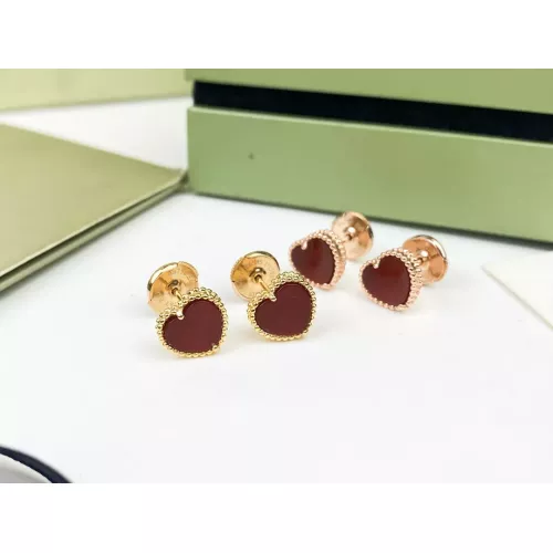 Replica Van Cleef & Arpels Earrings For Women #1270527 $34.00 USD for Wholesale