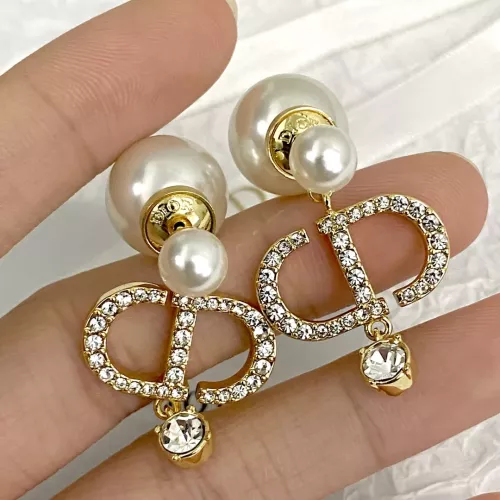 Replica Christian Dior Earrings For Women #1271059 $34.00 USD for Wholesale