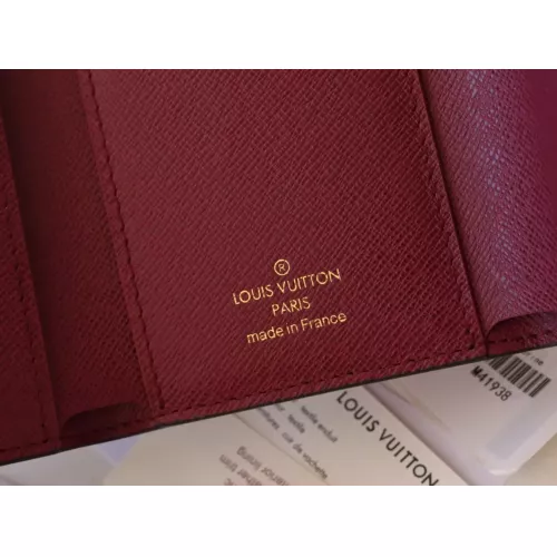 Replica Louis Vuitton AAA Quality Wallets In Burgundy #1271133 $85.00 USD for Wholesale