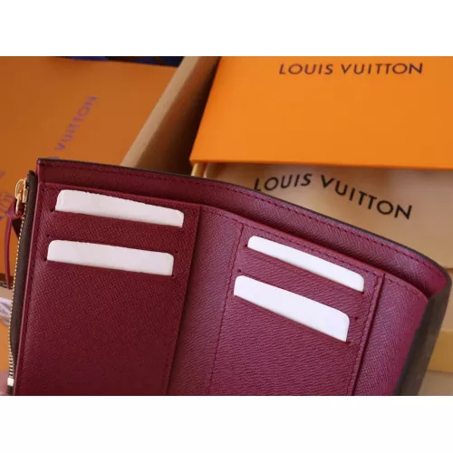 Replica Louis Vuitton AAA Quality Wallets In Burgundy #1271133 $85.00 USD for Wholesale