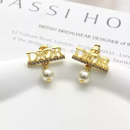 Replica Christian Dior Earrings For Women #1271144 $25.00 USD for Wholesale