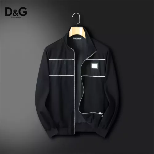 Replica Dolce & Gabbana D&G Tracksuits Long Sleeved For Men #1271777 $85.00 USD for Wholesale