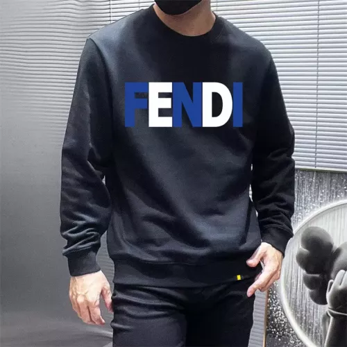 Replica Fendi Hoodies Long Sleeved For Men #1272089 $48.00 USD for Wholesale