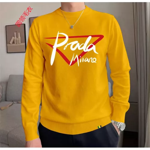 Cheap Prada Sweater Long Sleeved For Men #1272243, $$48.00 USD On Prada Sweater