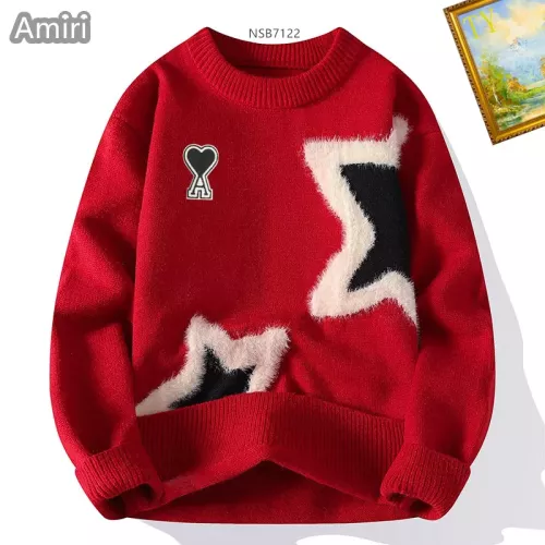 Cheap Amiri Sweaters Long Sleeved For Men #1272439, $$48.00 USD On Amiri Sweaters