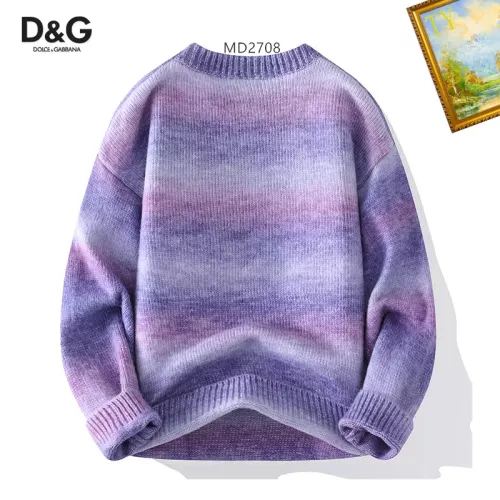 Replica Dolce & Gabbana D&G Sweaters Long Sleeved For Men #1272450 $48.00 USD for Wholesale