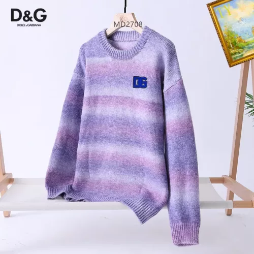 Replica Dolce & Gabbana D&G Sweaters Long Sleeved For Men #1272450 $48.00 USD for Wholesale