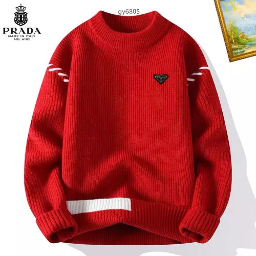 Cheap Prada Sweater Long Sleeved For Men #1272455, $$48.00 USD On Prada Sweater