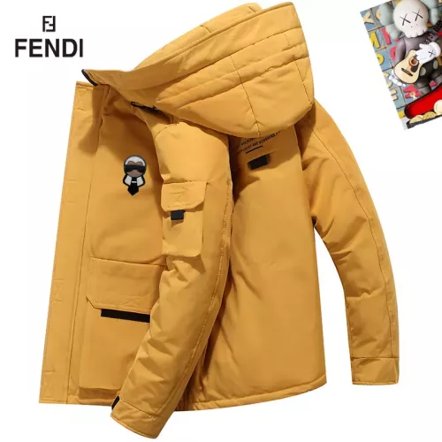 Cheap Fendi Down Feather Coat Long Sleeved For Men #1272559, $$82.00 USD On Fendi Down Feather Coat