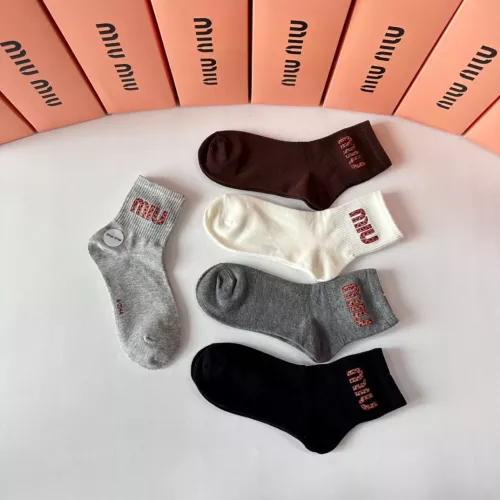 Replica MIU MIU Socks #1272776 $27.00 USD for Wholesale