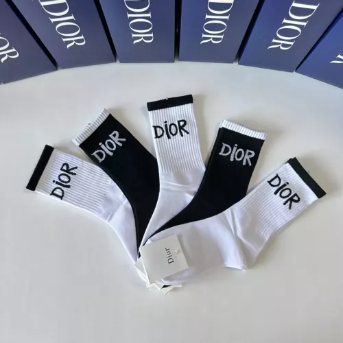 Replica Christian Dior Socks #1272782 $29.00 USD for Wholesale